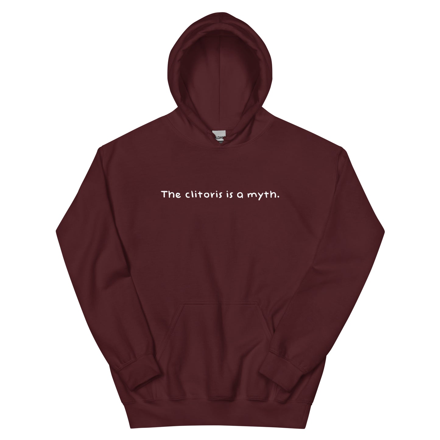 (01-C) - The clitoris is a myth. - Basic Hoodie