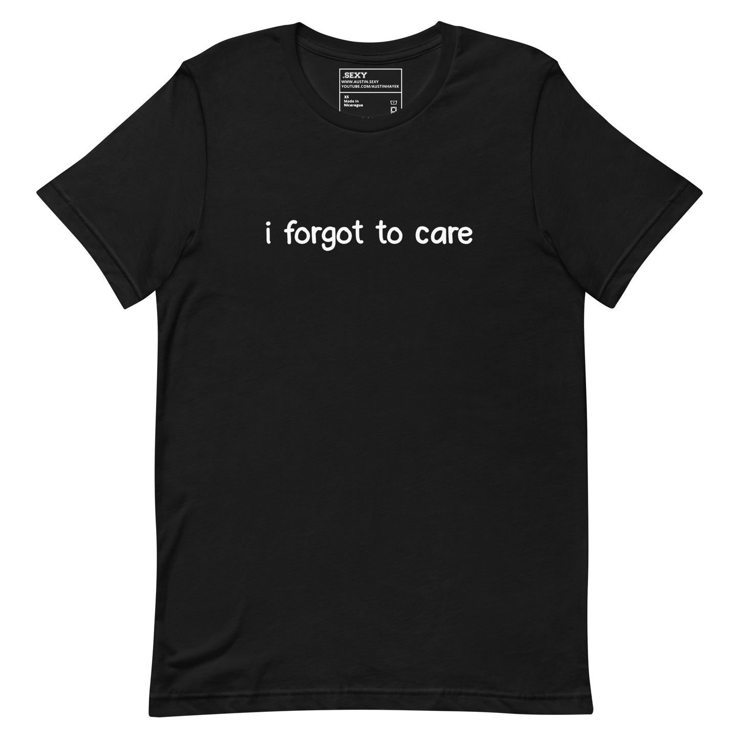 (04-D) i forgot to care - T Shirt