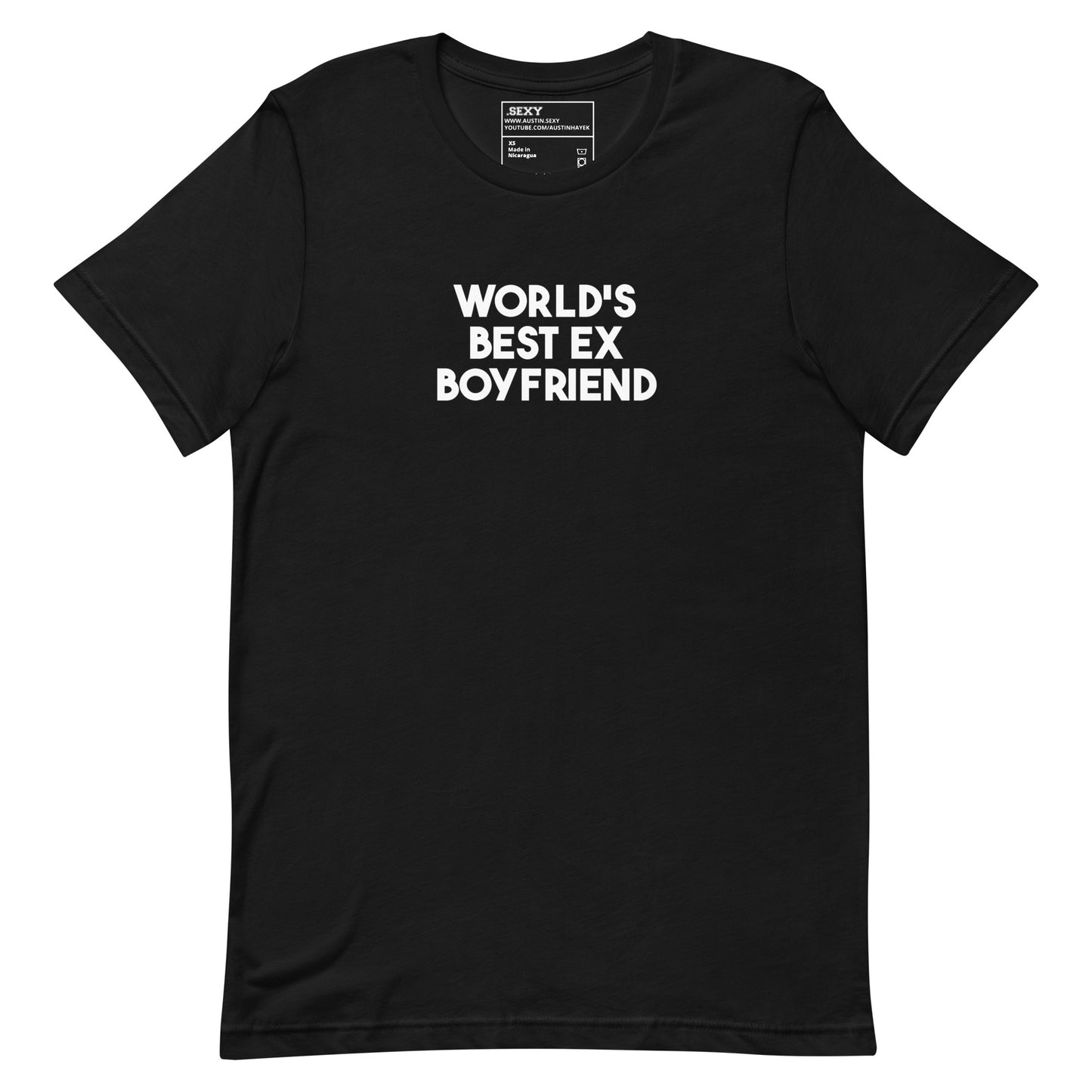 (08-D) World's best ex boyfriend - T Shirt