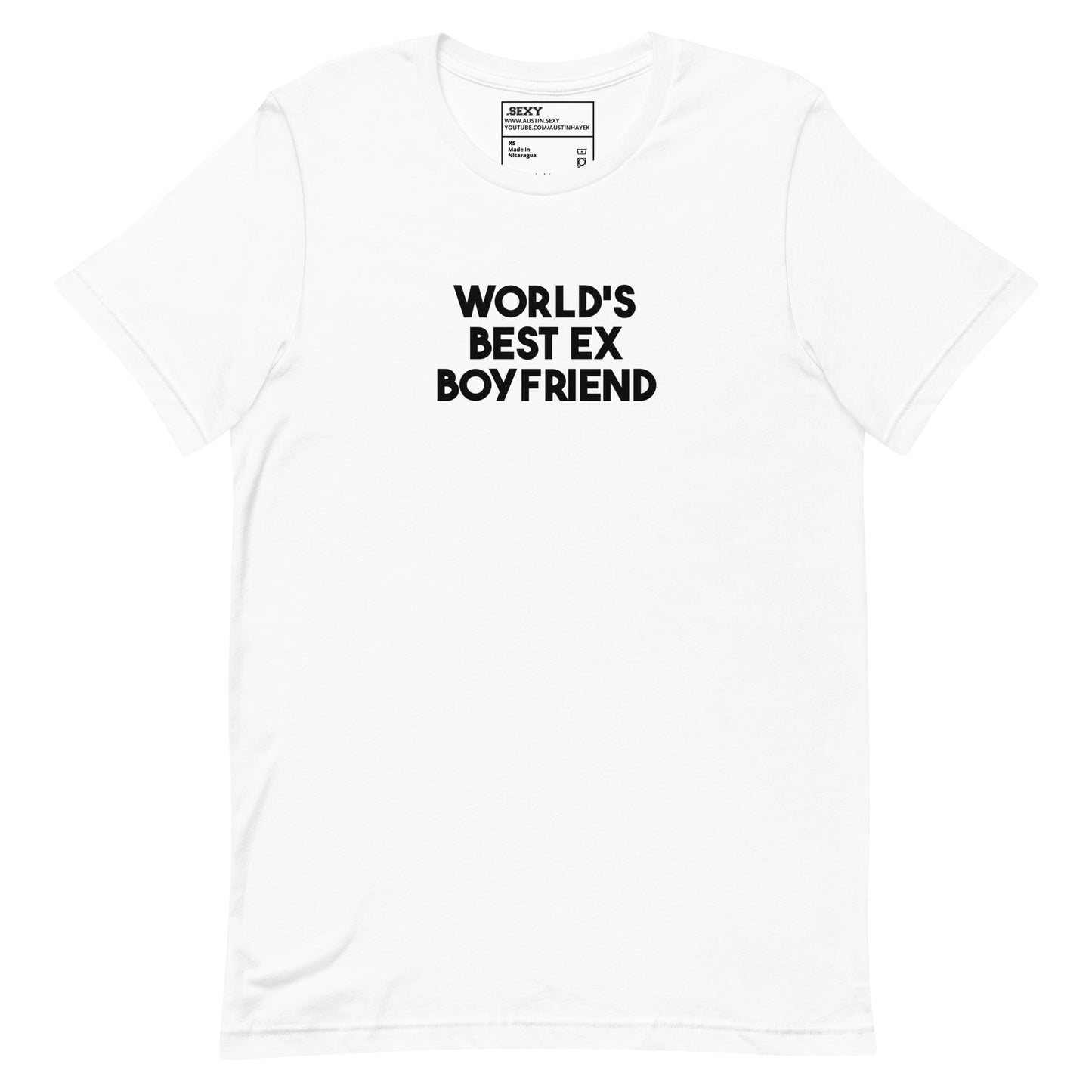 (08-D) World's best ex boyfriend - T Shirt